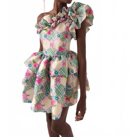 NEW CELIA B baltic floral dress in multi - Picture 1 of 5